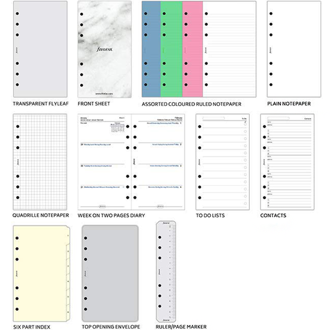 Органайзер Filofax Patterns Personal Marble (028701)