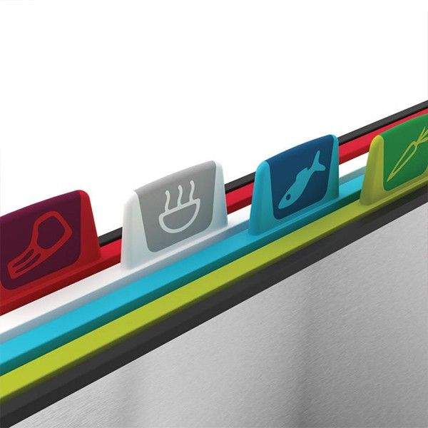 Набор разделочных досок Joseph Joseph Index Steel в стальном кейсе