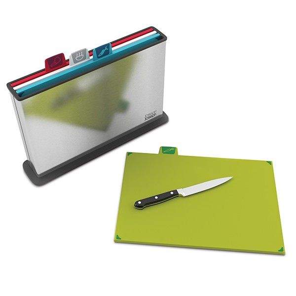 Набор разделочных досок Joseph Joseph Index Steel в стальном кейсе