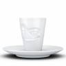 Чашка для эспрессо Tassen Verschmitzt 80 мл Белая