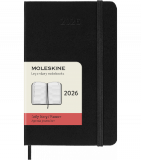 Средний Еженедельник Moleskine 2026 Черный