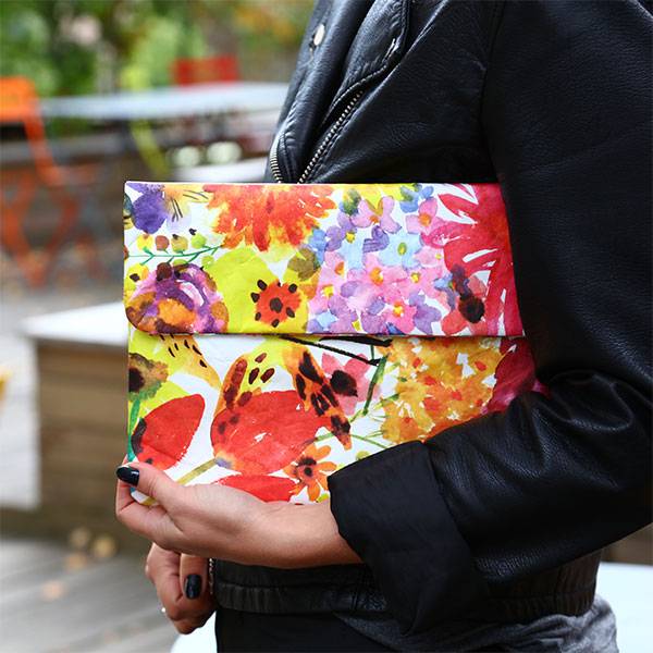 Чехол для MacBook 13" Paper Ninja Flowers L