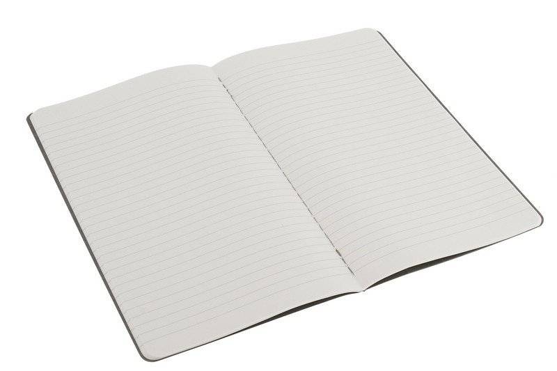 Середня зошит (3 шт) Moleskine Cahier чорна Лінія