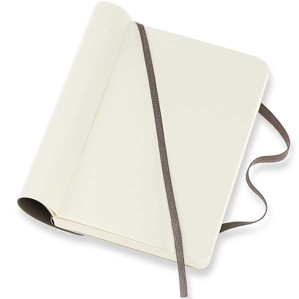 Кишеньковий блокнот Moleskine Classic М&#39;яка обкладинка Коричневий Чисті аркуші