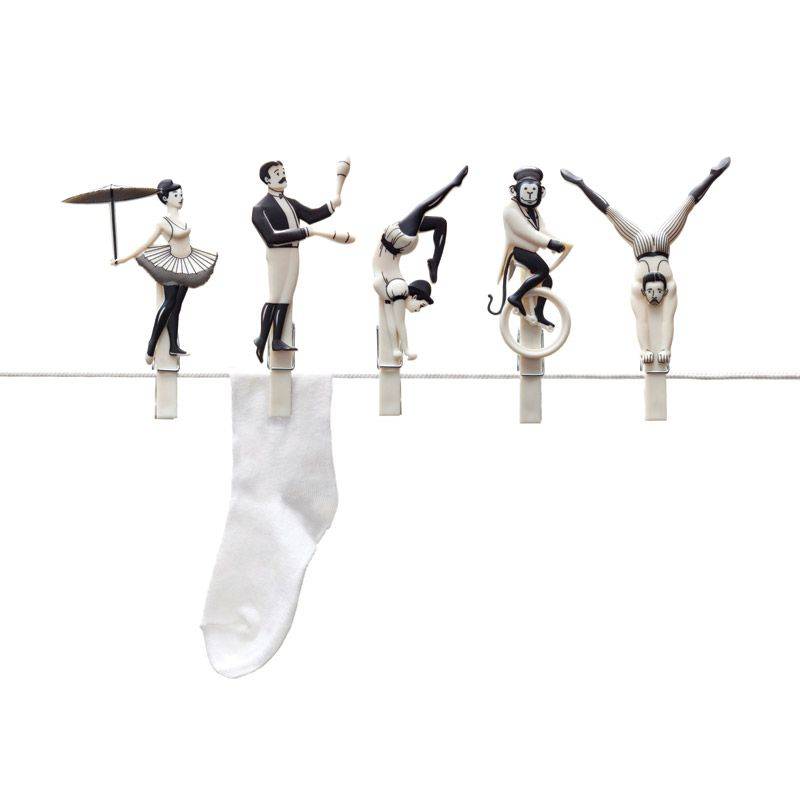 Набор прищепок Monkey Business Pegzini Family