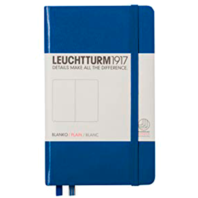 Блокнот Leuchtturm1917 Карманный Королевский синий Чистые листы (344751)