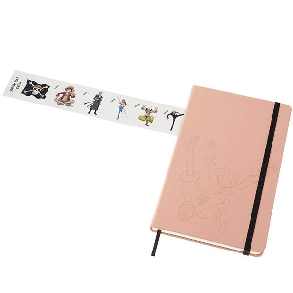 Середній блокнот Moleskine One Piece в лінію Рожевий
