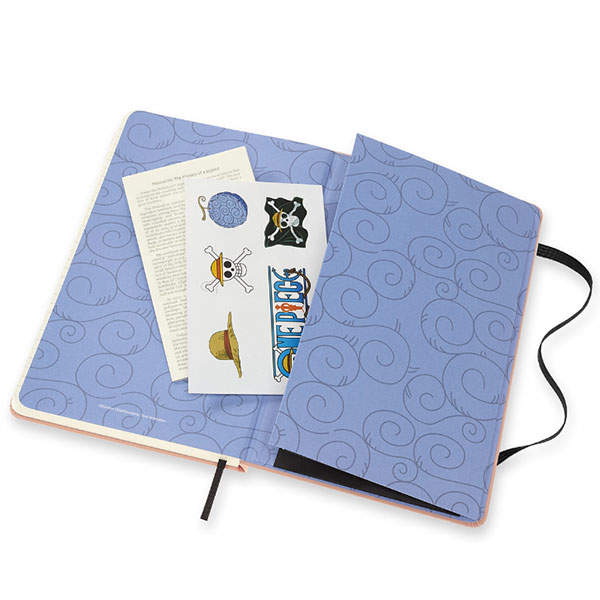 Середній блокнот Moleskine One Piece в лінію Рожевий