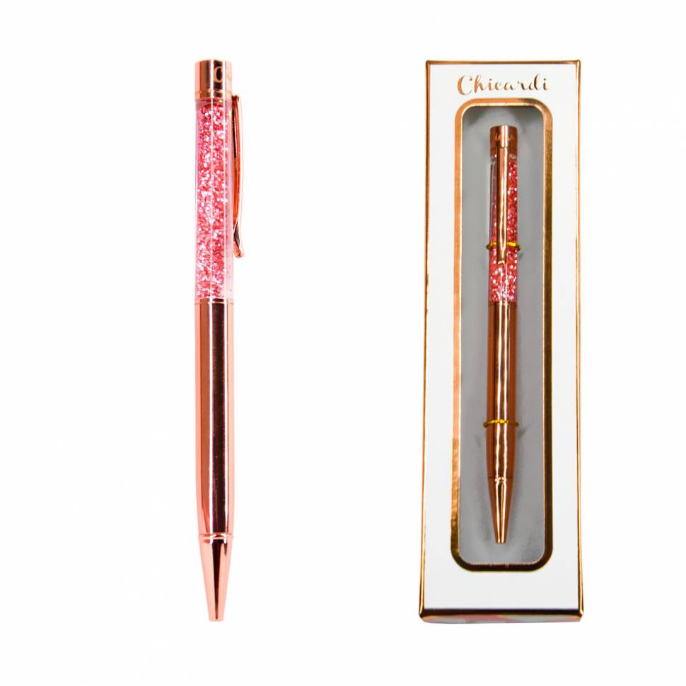 Ручка шариковая Chicardi Rose Gold