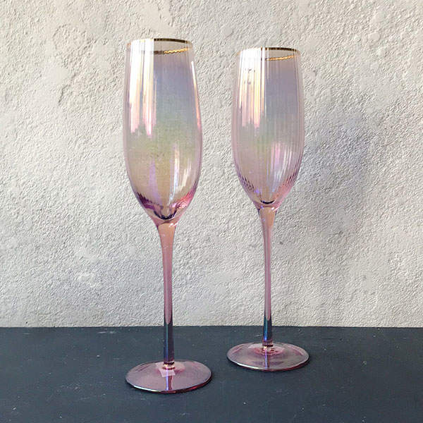 Бокал для шампанского Optic Gold 250 мл