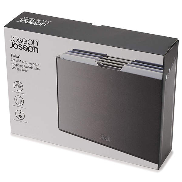Набор Разделочных Досок Joseph Joseph Folio 4 шт Графит
