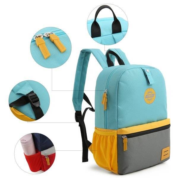 Дитячий рюкзак Mommore M Сірий \ Блакитний