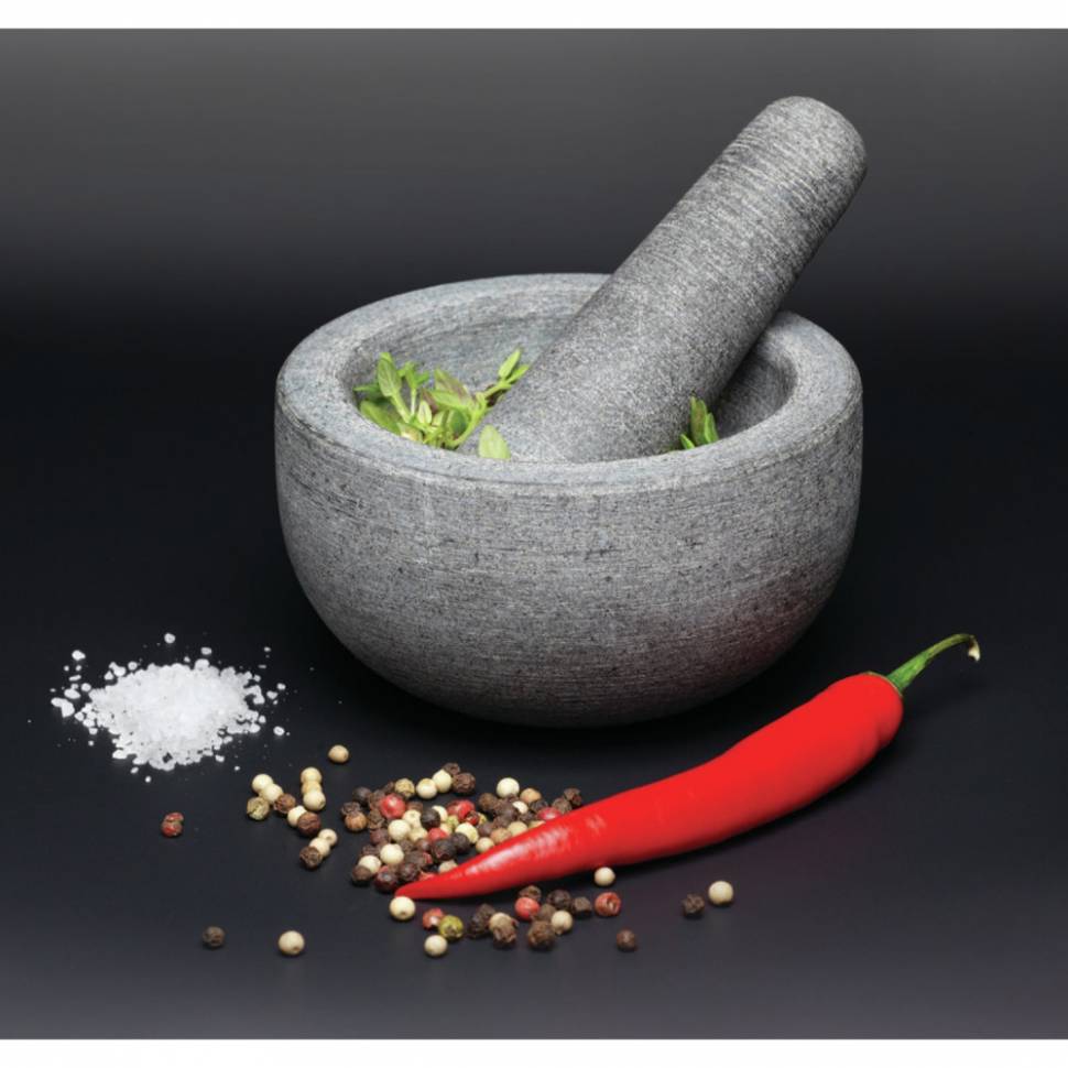 Гранитная ступка для измельчения специй KitchenСraft