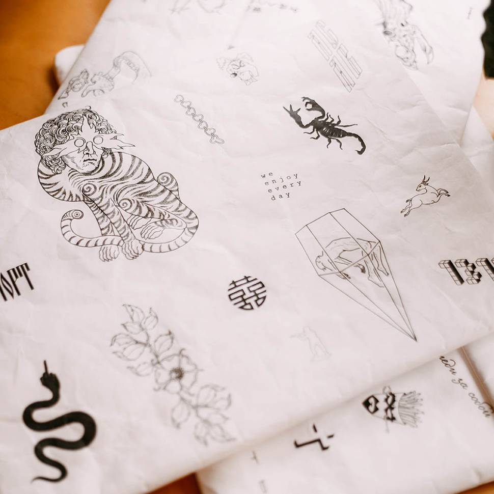 Чохол для MacBook 15" Paper Ninja Тату