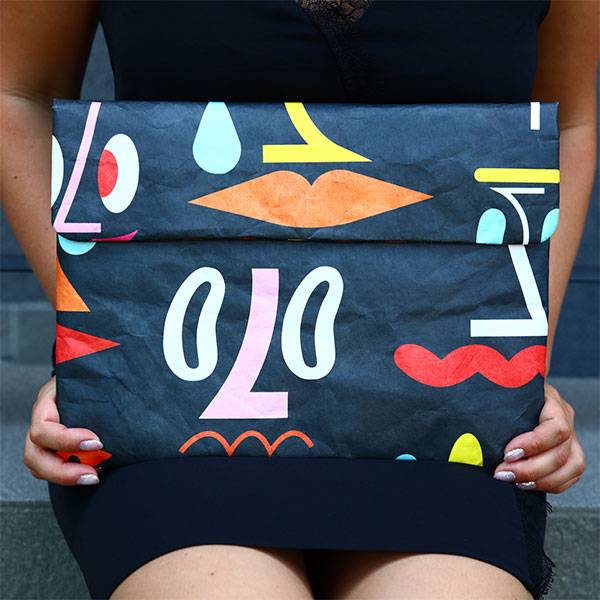 Чехол для MacBook 13" Paper Ninja Faces L