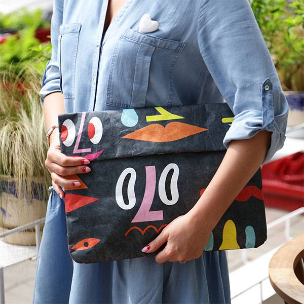 Чехол для MacBook 13" Paper Ninja Faces L