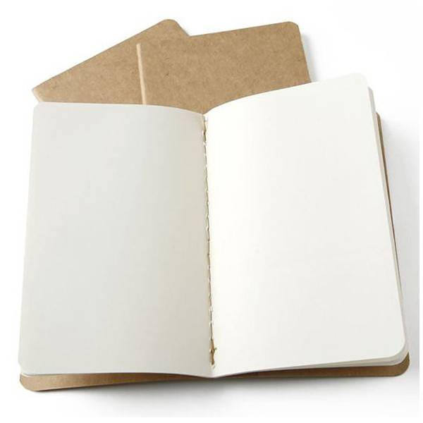 Карманная тетрадь (3 шт) Moleskine Cahier бежевая Чистые листы