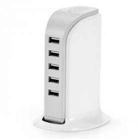 Зарядна станція USB Біла