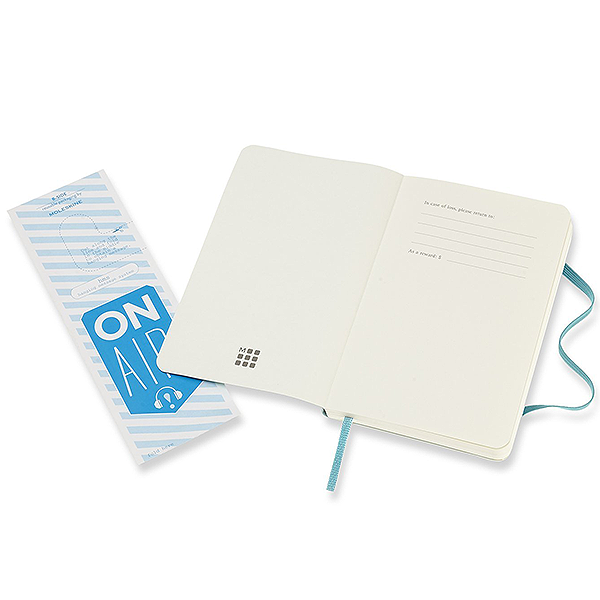 Карманный блокнот Moleskine Classic Мягкая обложка Океанский синий Чистые листы