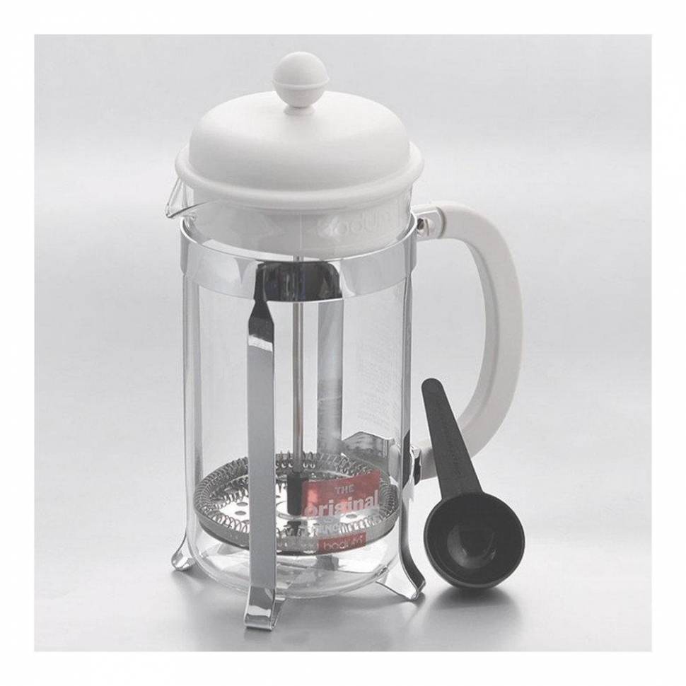 Кавник френч-прес Bodum Caffettiera 1 л Білий