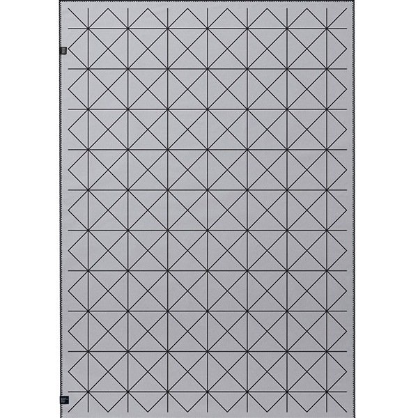 Плед из хлопка Woolkrafts Grid 140х200 см