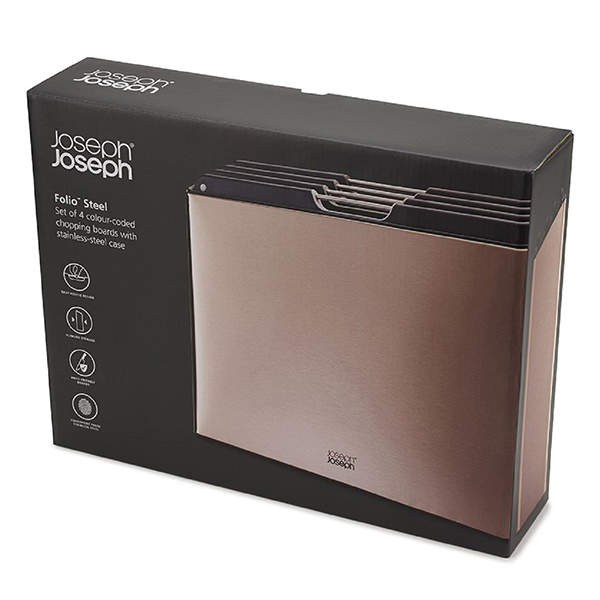 Набор Разделочных Досок Joseph Joseph 4 шт Розовое Золото