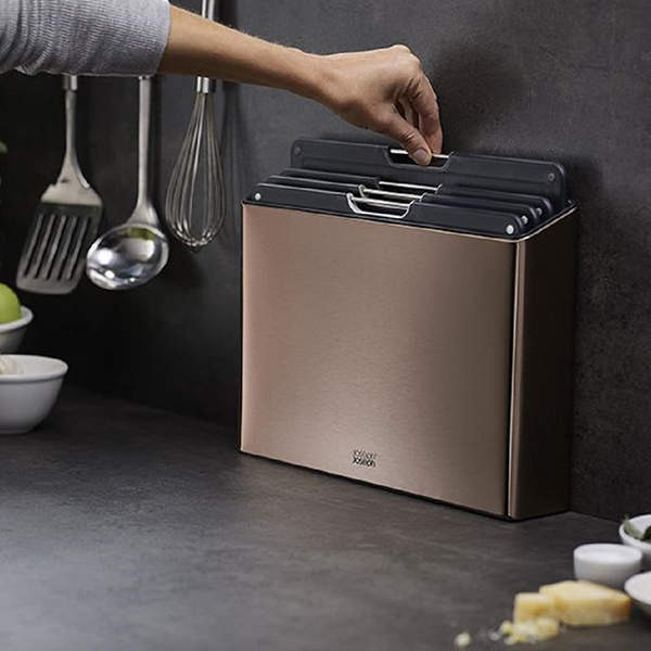 Набор Разделочных Досок Joseph Joseph 4 шт Розовое Золото