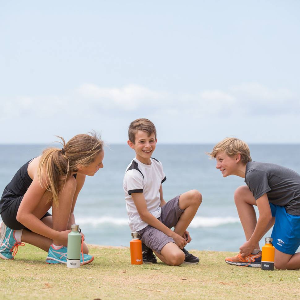 Детский термос Cheeki Classic Insulated 400 ml Pistachio White