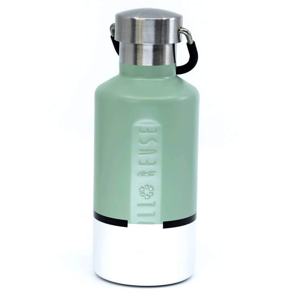 Детский термос Cheeki Classic Insulated 400 ml Pistachio White