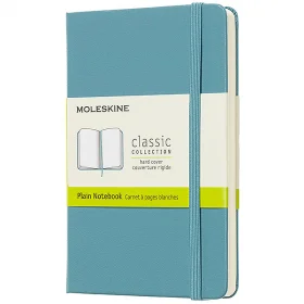 Карманный блокнот Moleskine Classic Твердая обложка Океанский синий Чистые листы