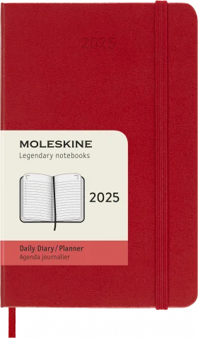 Средний Еженедельник Moleskine 2025 Красный
