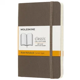 Карманный блокнот Moleskine Classic Мягкая обложка Коричневый Линия