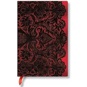 Кишеньковий блокнот Paperblanks Мереживо Алюр Червоний