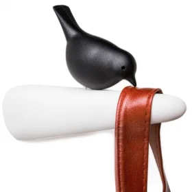 Крючок настенный Qualy Picky Sparrow Black