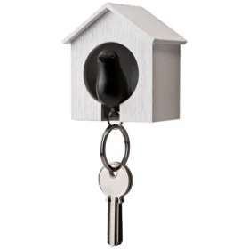 Тримач ключів + брелок Qualy Sparrow Key Ring Чорний