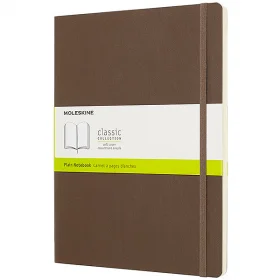 Большой блокнот Moleskine Classic Мягкая обложка Коричневый Чистые листы