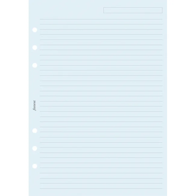 Бланки Filofax A5 Blue Линия (343001)