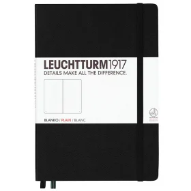 Блокнот Leuchtturm1917 Середній Чорний Чисті аркуші (311333)