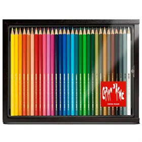 Набір акварельних олівців Caran d&#39;Ache Swisscolor Дерев. бокс Discovery 30 кольорів