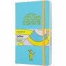 Средний блокнот Moleskine Dr. Seuss Твердая обложка Голубой Линия