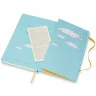 Средний блокнот Moleskine Dr. Seuss Твердая обложка Голубой Линия