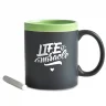 Gifty Чашка с мелом Life Green 320 мл