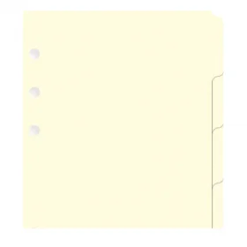Разделители универсальные Filofax A5 Cream 6 шт (341680)