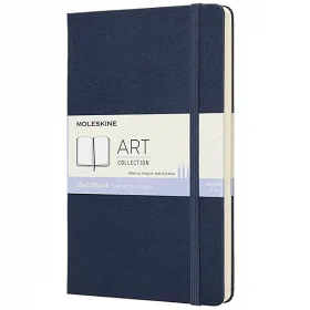 Середній блокнот для ескізів Moleskine Art Сапфір