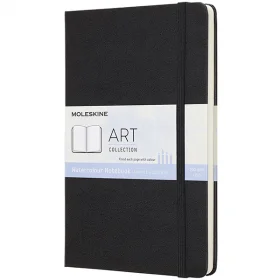 Середній блокнот для акварелі Moleskine Art Чорний