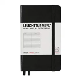 Блокнот Leuchtturm1917 Кишеньковий Чорний Лінія (334821)
