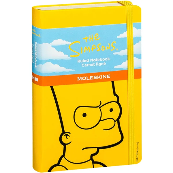 Кишеньковий блокнот Moleskine The Simpsons лінія жовтий
