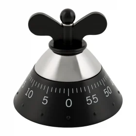 Кухонный таймер механический Alessi Черный