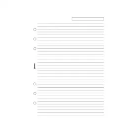 Бланки Filofax A5 White Лінія (343008)