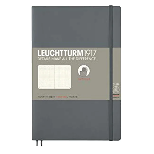 Блокнот Leuchtturm1917 Мягкий Paperback Антрацит Точка (358327)